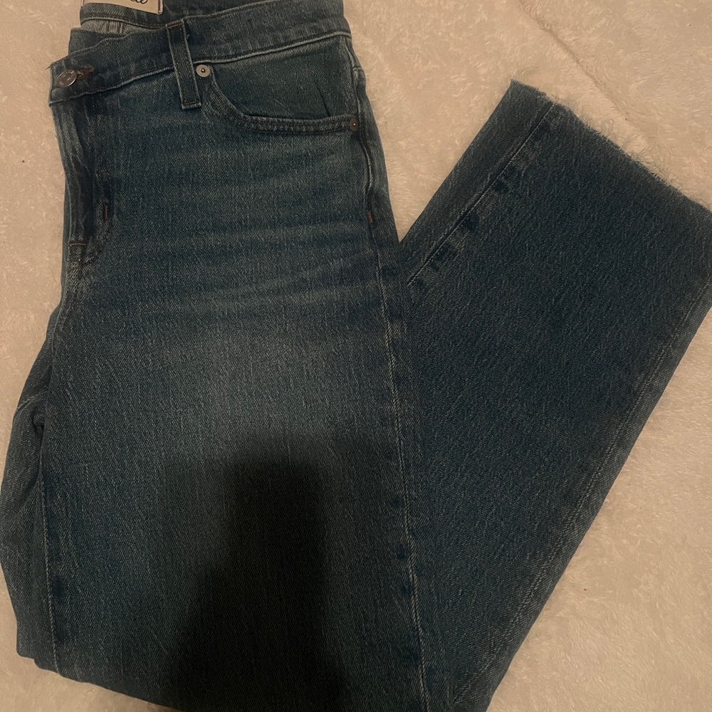 Madewell Dark Blue Bootcut Jeans